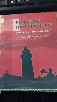 Image of Pedoman implementasi kurikulum muatan lokal Seni budaya banten