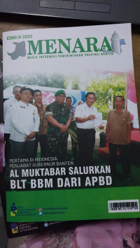 Image of Menara : Pertama di indonesia, pejabat gubernur banten (Al Muktabar salurkan BLT BBM dari APBD)