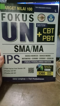 Image of Fokus UN Sistem CBT + PBT SMA/MA IPS