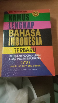 Image of Kamus Lengkap Bahasa Indonesia Terbaru Dilengkapi Pedoman Umum Ejaan yang  disempurnakan
ia Terbaru
