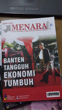 Image of Menara : Banten tangguh ekonomi tumbuh