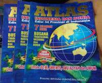 Image of atlas indonesia dan dunia edisi 34 provinsi di indonesia 7 keajaiban dunia