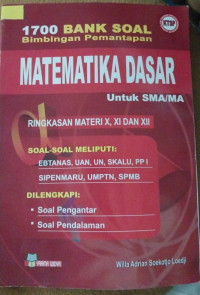 Image of 1700 bank soal bimbingan pemantapan matematika dasar