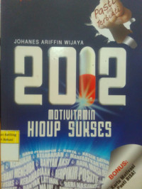 Image of 2012 motivitamin hidup sukses