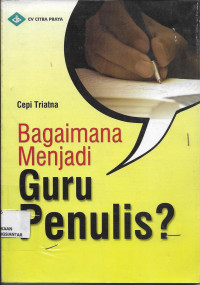 Image of Bagaimana menjadi guru penulis