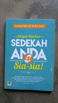 Image of Jangan biarkan sedekah anda sia-sia!
