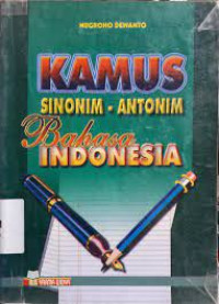 Image of Kamus sinonim-antonim bahasa indonesia