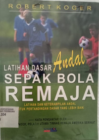 Image of Latihan dasar andal sepak bola remaja