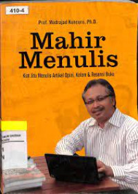 Image of Mahir menulis (kiat jitu menulis artikel opini, kolom, & resensi buku)