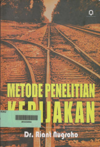 Image of Metode penelitian kebijakan
