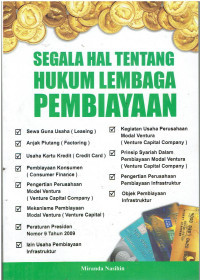 Image of Segala hal tentang hukum lembaga pembiayaan