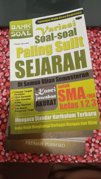 Image of Variasi soal-soal paling sulit sejarah